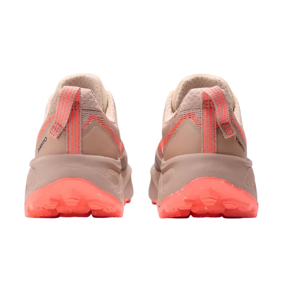 Responsive Footbed New Balance Women's Hierro v9 Trail Running Shoes in Desert Clay/Earth Shadow/Urgent Red AW25