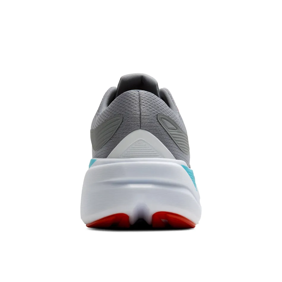 Hyper Responsive Bounce rigid midsole shoes Brooks Men's Ghost Max 3 Running Shoes in Primer Grey/Antarctica/Red AW25