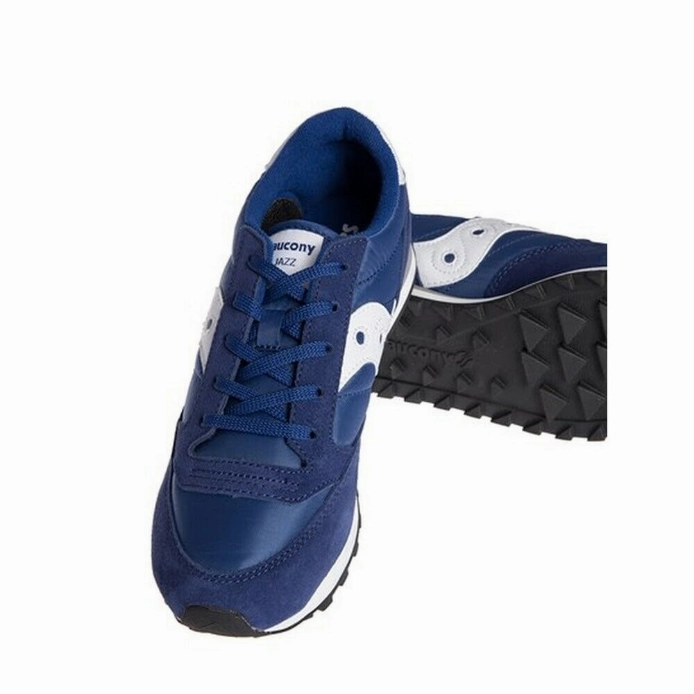 shock - absorbing running shoes Saucony Original scarpa sneakers da ragazzo Jazz SY55996 cobalto