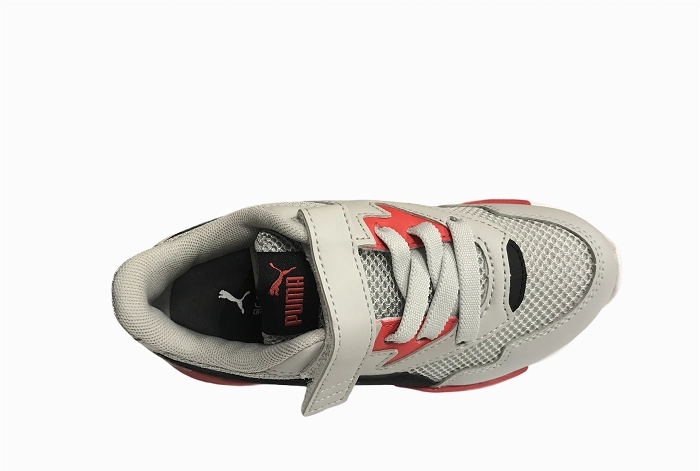 Puma scarpa sportiva da bambino X-Ray Lite AC Inf 374398 13 grigio chiaro-nero-rosso carbon - fiber - feature shoes