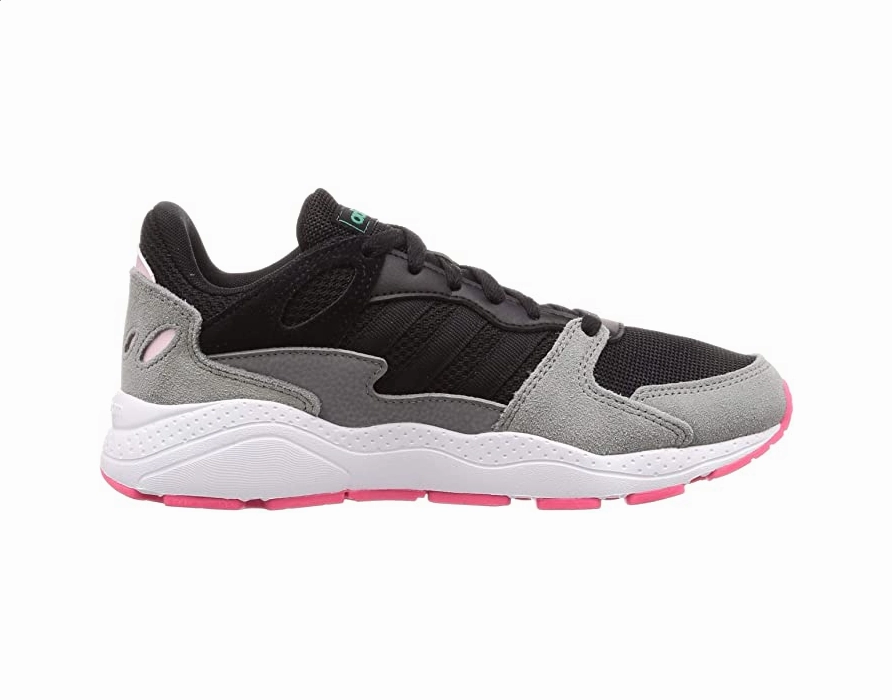 3D Molded Heel Cushion Abrasion Resistant Toe Adidas scarpa sneakers da ragazza Chaos EF1060 nero