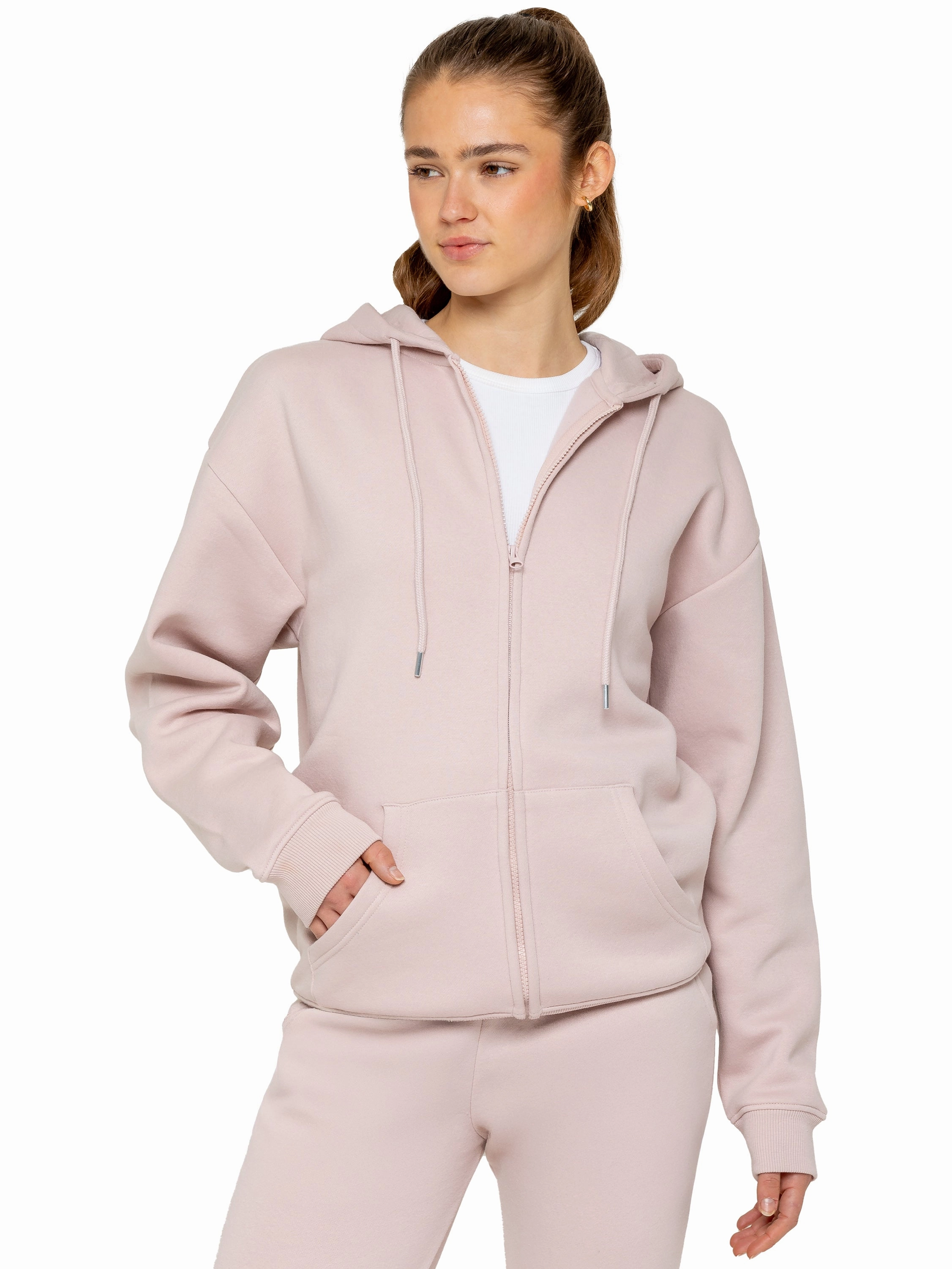 Enzo | Womens Oversized Zipped Hoodie Facilitate