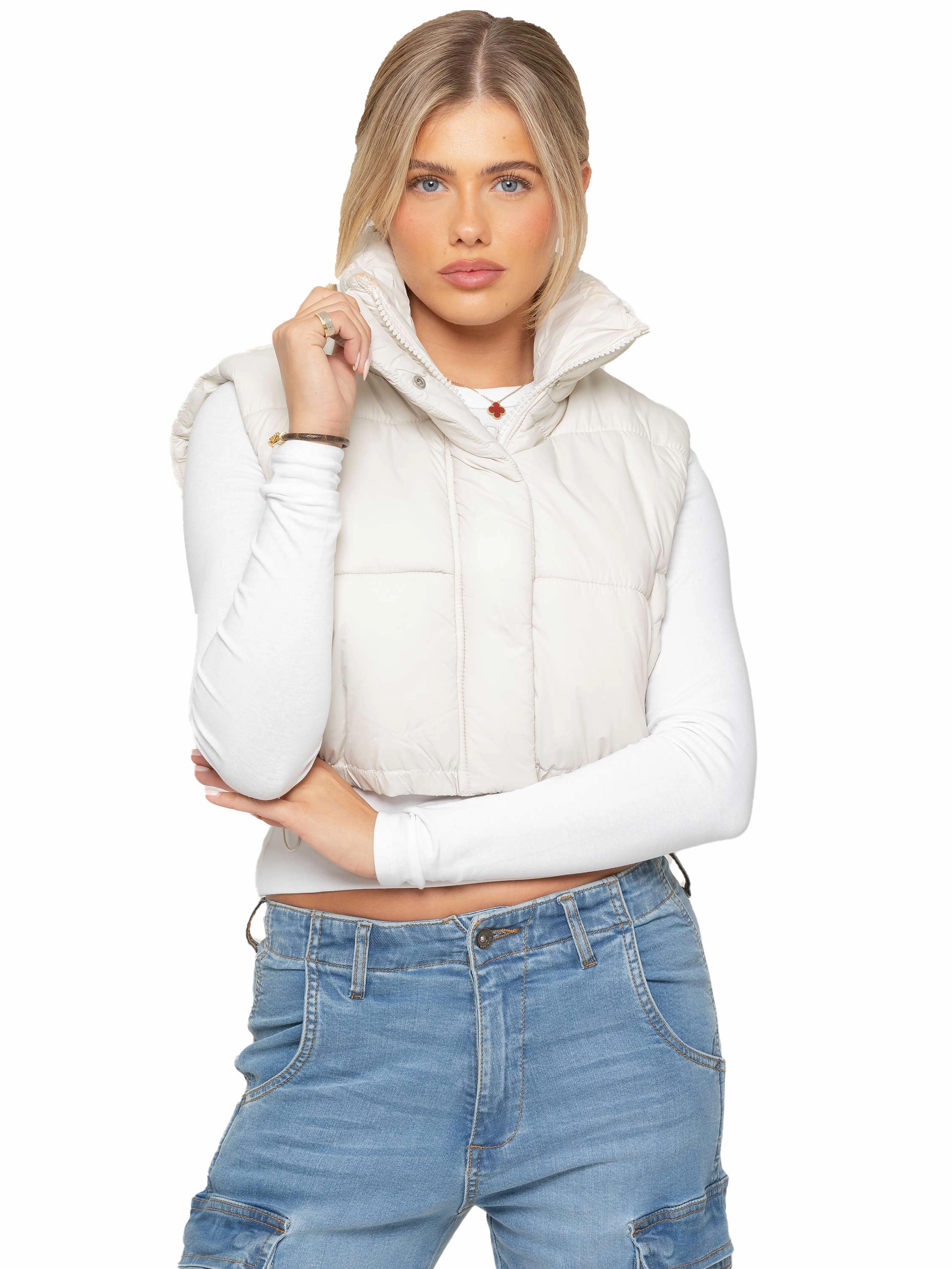 Enzo | Womens Puffer Gilet Jacket Trophy