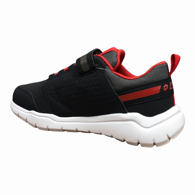 Lotto scarpa da ginnastica da bambino Spacebreeze III CL SL 216893 8EV blu-rosso Breathable Outsole