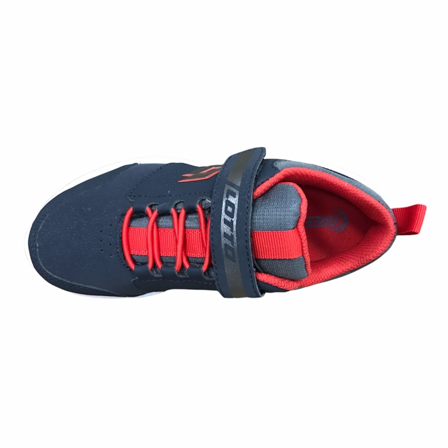 Lotto scarpa da ginnastica da bambino Spacebreeze III CL SL 216893 8EV blu-rosso kids' shoes