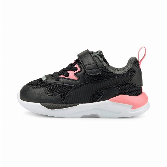 Puma scarpa sneakers da bambina X-Ray Lite 374398 17 nero rosa argento Breathable TPU Cage horizontal - design shoes