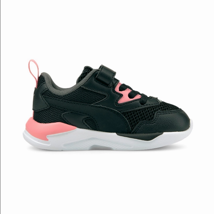 Puma scarpa sneakers da bambina X-Ray Lite 374398 17 nero rosa argento Ankle - collar Lace Lock Feature