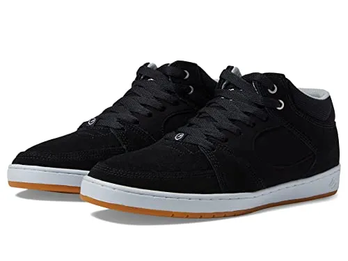 eS Accel Slim Mid Black/White/Silver Men's 9, Women's 10.5 Medium