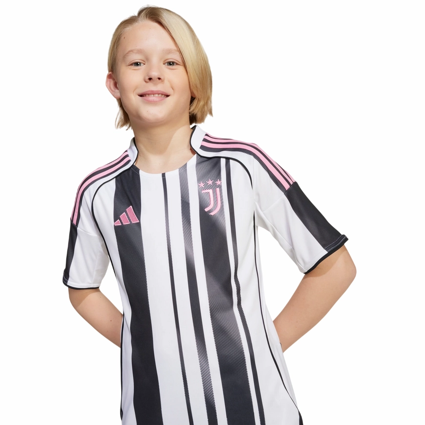 Comfy Comfort Soft and Cozy Adidas - JUNIOR Juventus Maglia Home Ufficiale 2025/26 JN5237 nero-bianco