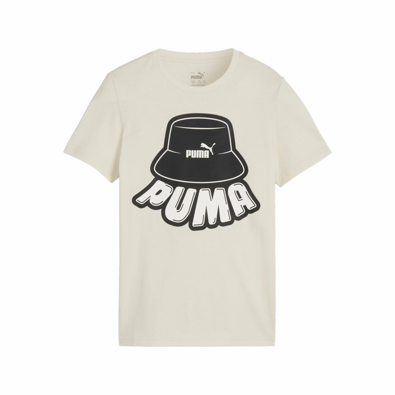 No Fade Technology Puma maglietta manica corta da ragazzo Ess Mid 90s 679720-86 neve alpina