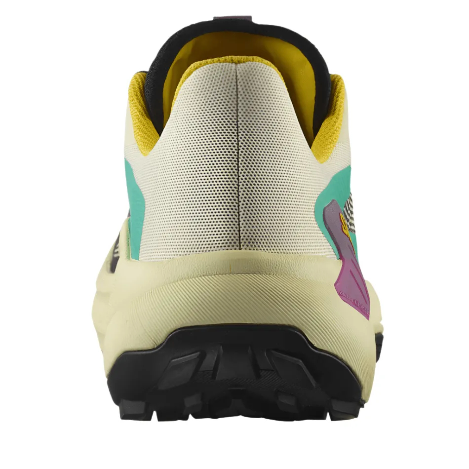 Salomon Women's Genesis Running Shoes in Transparent Yellow/Black/Willowherb AW25 Lightweight TPU Frame Thermal Regulating Liners