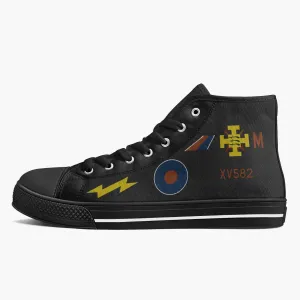 F-4 Phantom XV582 "Black Mike" High Top Canvas Shoes