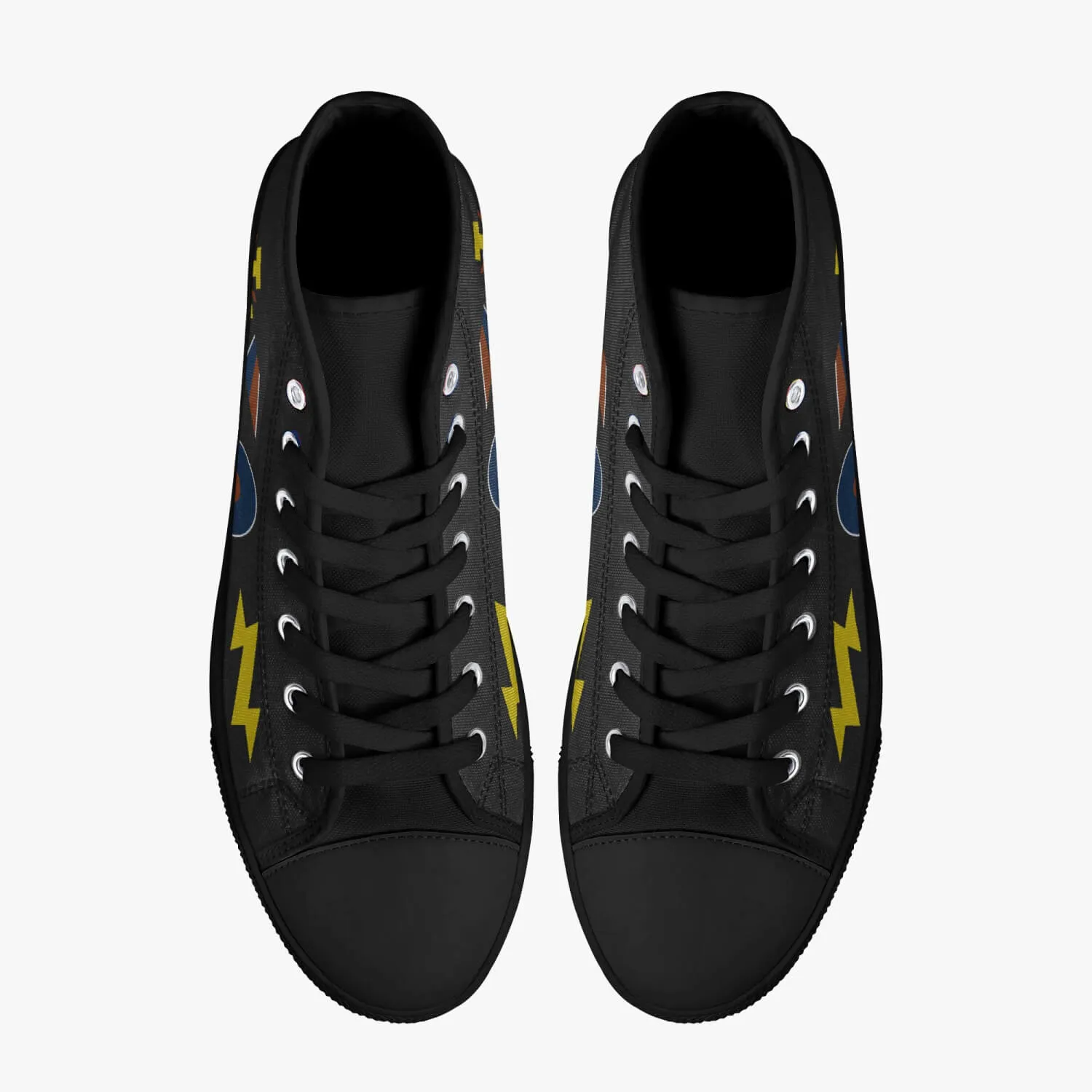 F-4 Phantom XV582 "Black Mike" High Top Canvas Shoes