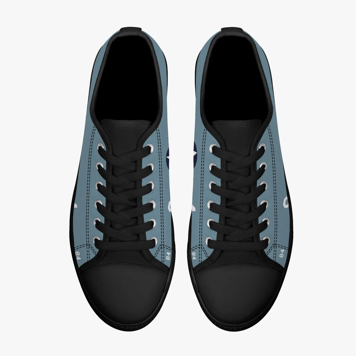 F4F "White 84" of Joe Foss Low Top Canvas Shoes