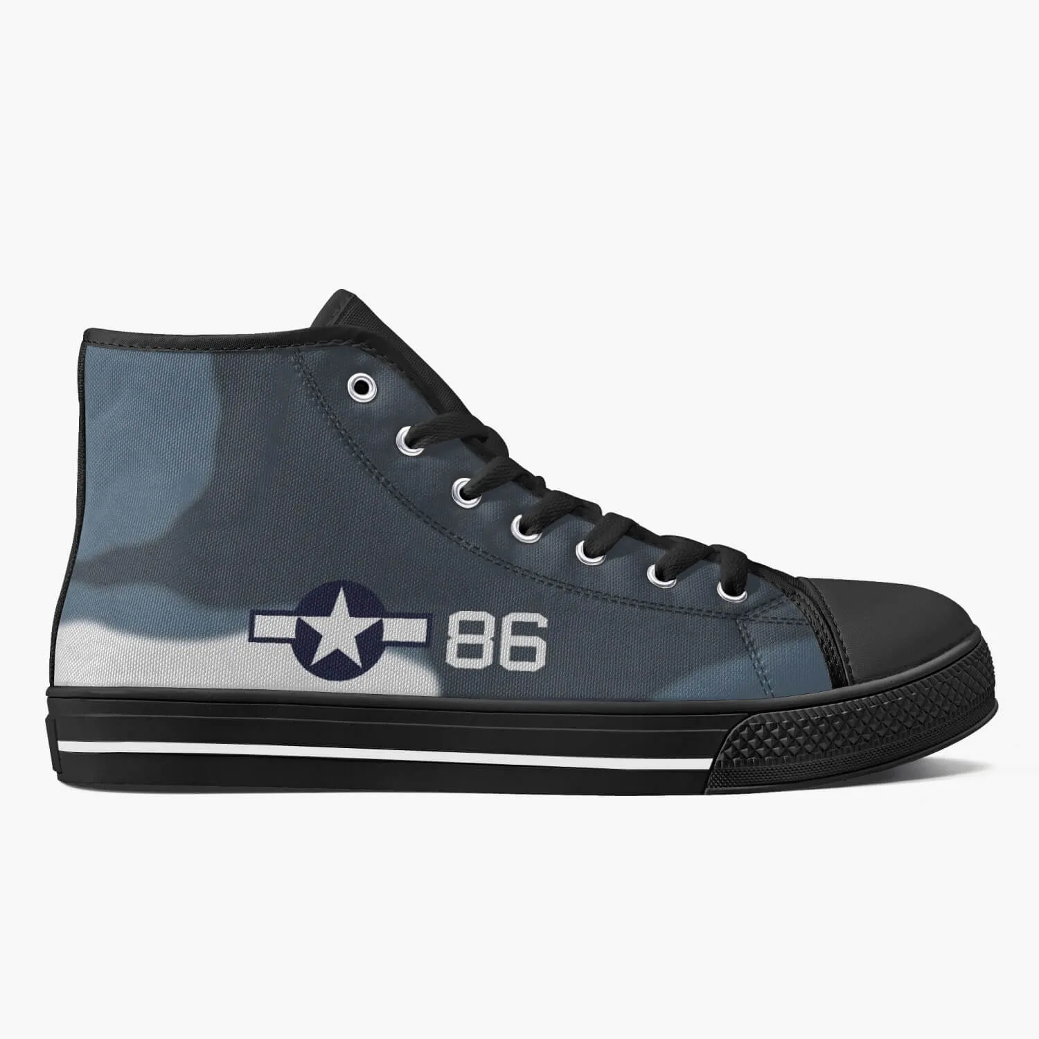 F4U Corsair "Lucybelle" High Top Canvas Shoes