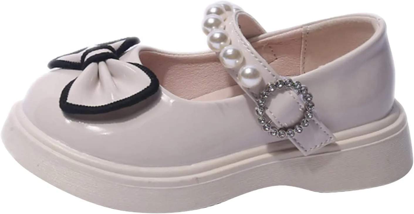 Fashion Spring Summer Children Casual Shoes Girls Dress Shoes Bowknot Pearl Hook Loop Children Rain Boots Girls