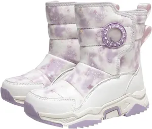 Fashion Winter Mid Calf Boots for Kids Platform Water-Proof Outdoor Warm Cozy Anti-Slip Winter Girly Boots for Girls