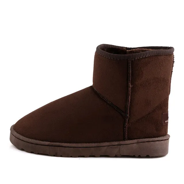 Fashion Women Boots Fur Winter Snow Boots FemaleShoes New  Warm Ladies Ankle Australia Boots Women Botas Botte Femme Zapatos