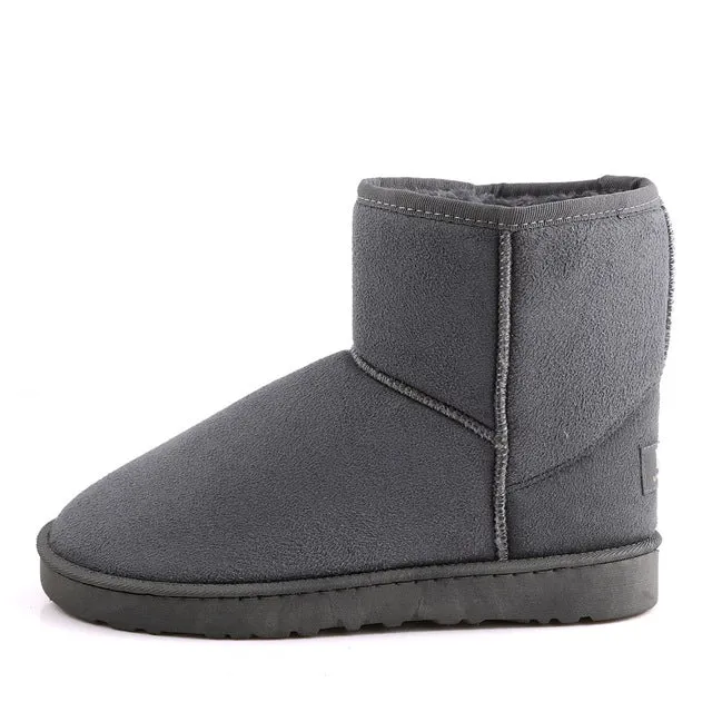 Fashion Women Boots Fur Winter Snow Boots FemaleShoes New  Warm Ladies Ankle Australia Boots Women Botas Botte Femme Zapatos