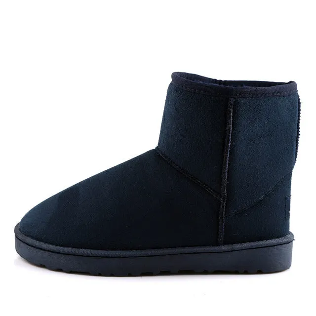 Fashion Women Boots Fur Winter Snow Boots FemaleShoes New  Warm Ladies Ankle Australia Boots Women Botas Botte Femme Zapatos