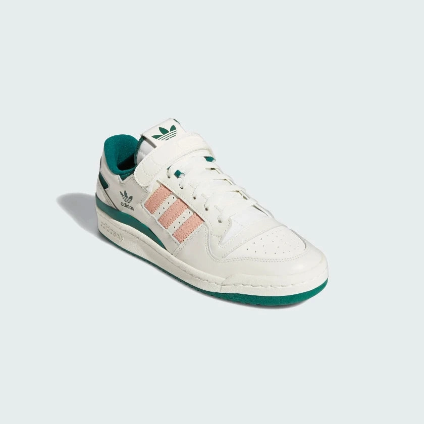 OrthoLite Insole Technology Ultra Breathable Knit Adidas Forum 84 Low Men's White Leather Trainers H01671