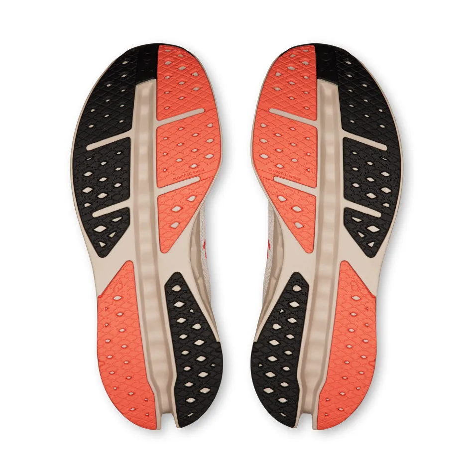 On Men's Cloudsurfer Max Running Shoes in Ivory/Salmon AW25 Multi Density Midsole