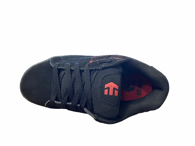 Etnies scarpa da skateboard da ragazzo Wraith 4301000084597 nero-rosso-grigio running on asphalt shoes