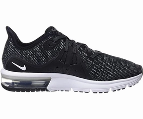 Nike Air Max Sequent 3 GS 922884 001 black running speed improvement Variable Lugs