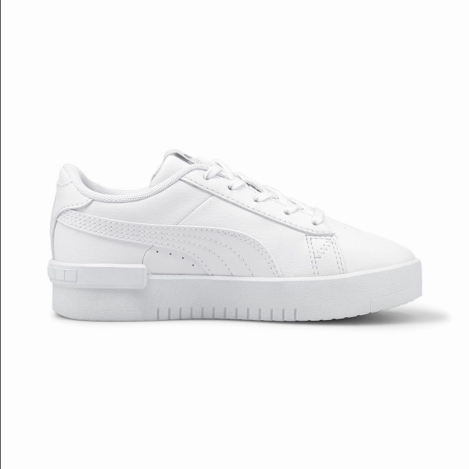 Puma sneakers da bambina Jada Ps 381991 02 white-silver running in a suburban area shoes
