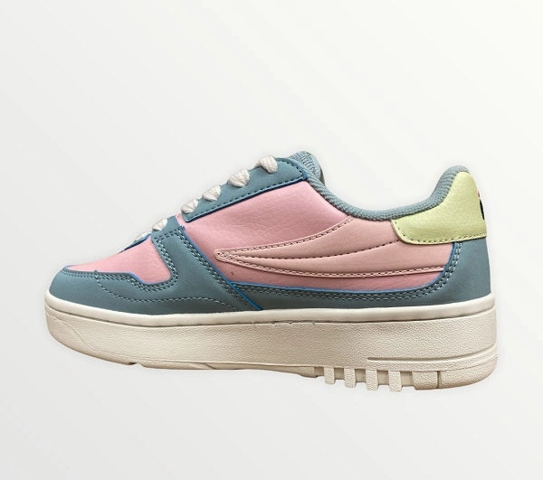 Flex Grip Fila scarpa sneakers da ragazza FXVentuno Low 1011351.52P pesca rosa-celeste