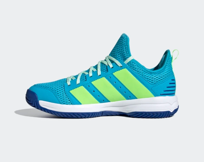 Adidas scarpa da pallavolo da ragazzo Stabil Jr FU8402 signal cyan green royal adapt to different terrains monogrammed running gear