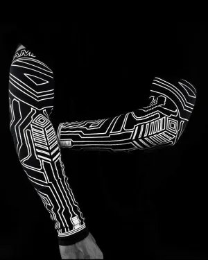 Faults Are Techwear Ice Silk Bracers Gloves