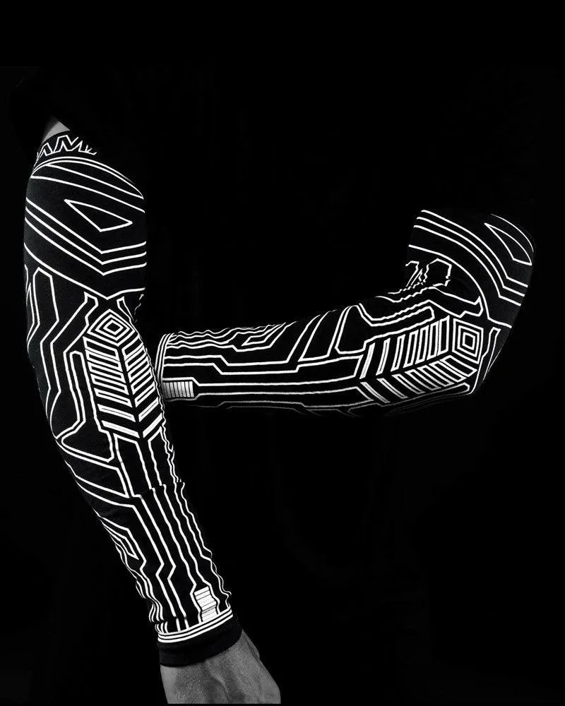 Faults Are Techwear Ice Silk Bracers Gloves