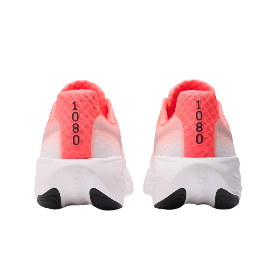 Neutral Stance running shoes inserts New Balance Men's 1080 V14 Running Shoes in Urgent Red/Rain Cloud/Black AW25