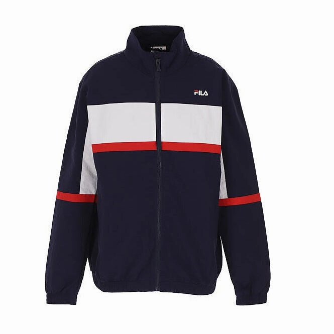 Fila giubbino da ragazzo Wind Jacket 687262 k14 black iris Weatherproof Coating Layer Flex