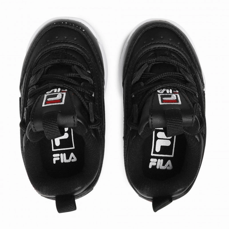 running shoes for men in their 20s Fila scarpa sneakers da bambino Disruptor Infant 1010826.25Y nero