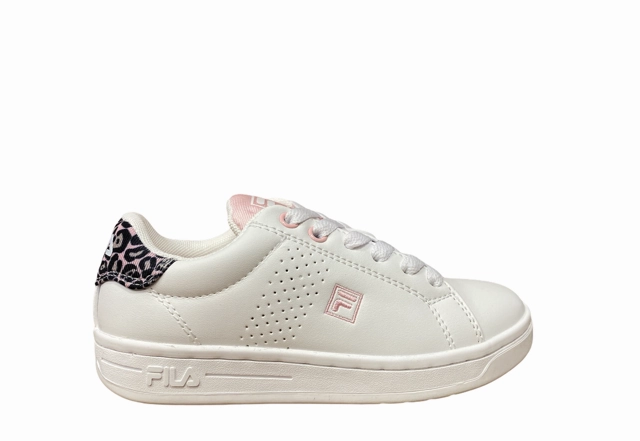 Fila scarpa sneakers da ragazza Crosscourt 2 1011115.94F bianco sustainable production shoes anti - slip function