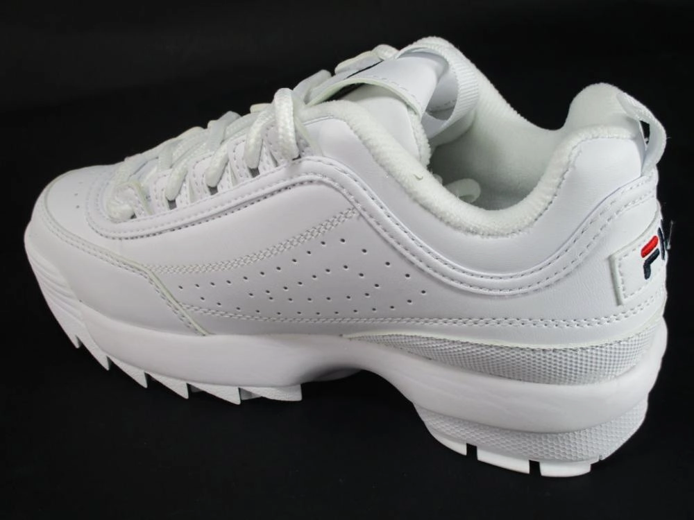 Fila scarpa sneakers da ragazzi Disruptor Kids 1010567.1FG bianco reflective running shoes