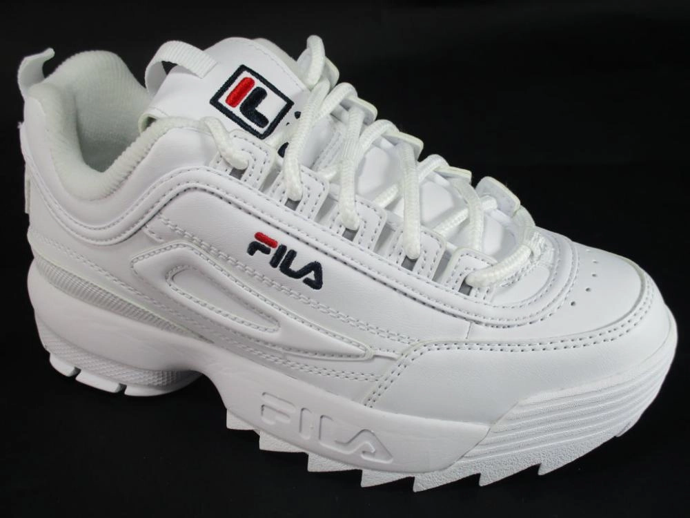 high - tech running shoes running shoes for marathons Fila scarpa sneakers da ragazzi Disruptor Kids 1010567.1FG bianco