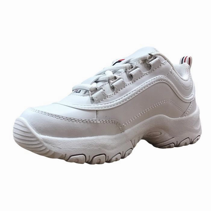 Fila scarpa sneakers junior Strada low 1010781.1FG bianco Molded Heel Hugger