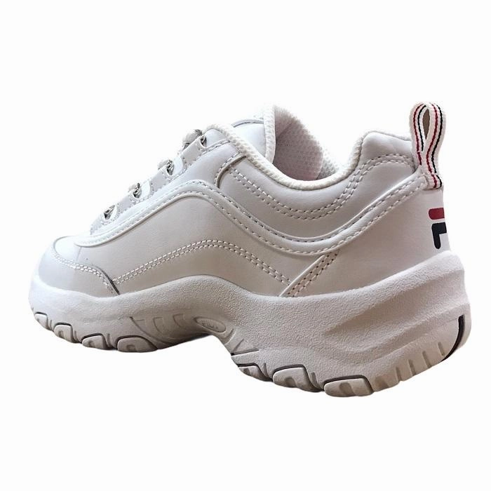 Gait Enhancement Heel Stability Fila scarpa sneakers junior Strada low 1010781.1FG bianco