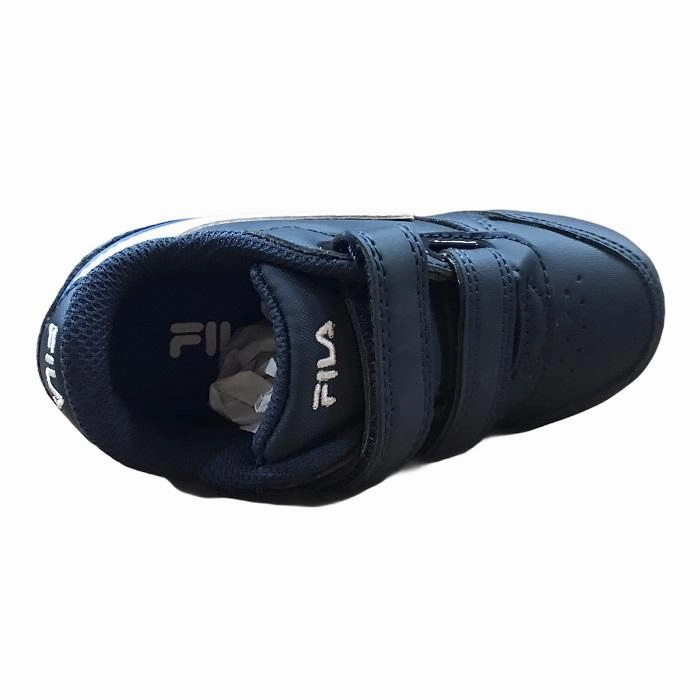 Low Profile Midsole Non Slip Grip Pattern Fila sneakers da bambino Orbit Velcro Infants 1011080.22V blu-bianco