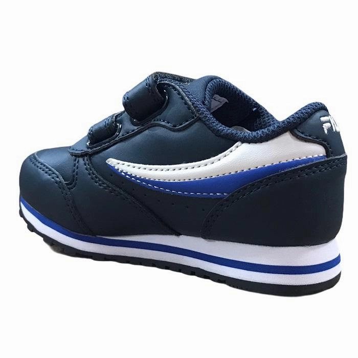 Adventure Running Airflow Optimization Fila sneakers da bambino Orbit Velcro Infants 1011080.22V blu-bianco