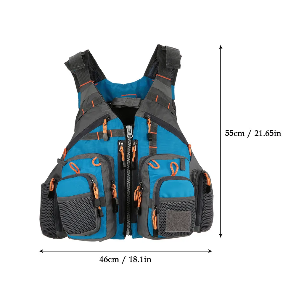 Fishing Vest and/or Life Jacket Ideal for ROCK, Boat or Rapids Fishing with Flotation inbuilt