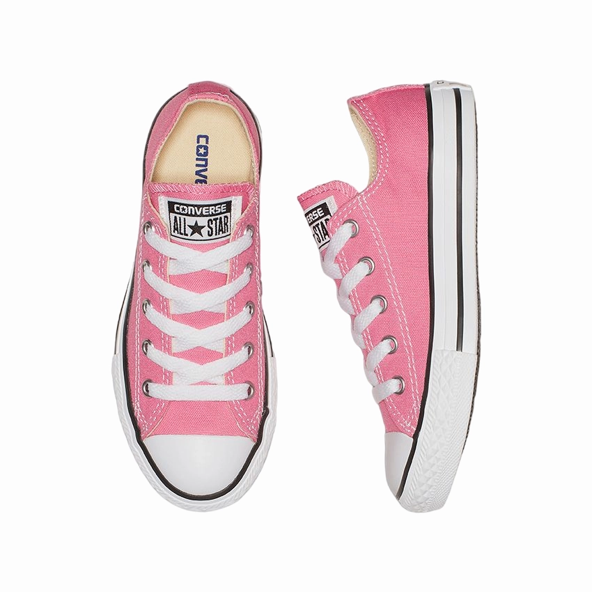 Converse All Star Chuck Taylor OX  Junior Tela 3J238C | Sneakers rosa toe - box roomy shoes