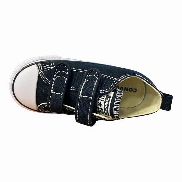 strength - training shoes Converse scarpa sneakers da bambino e ragazzo con lo strappo Chuck Taylor All Star 2V 7V603C nero