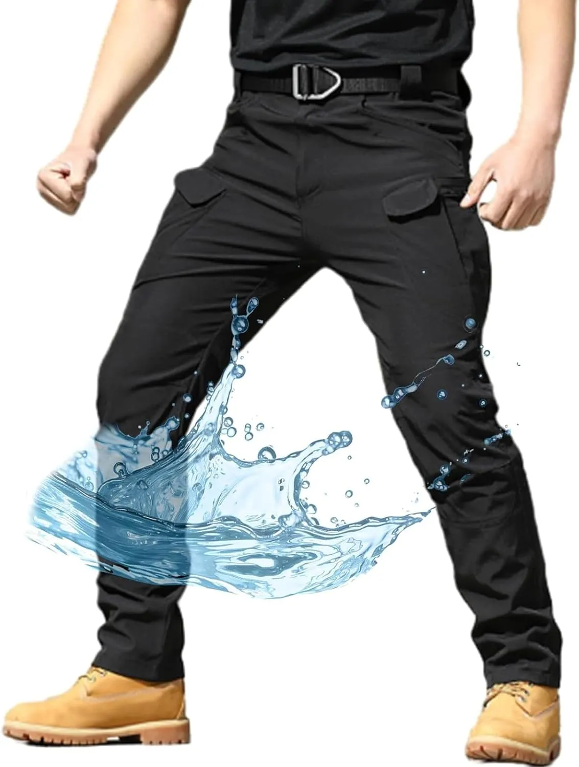 Flexcamo - Tactical Waterproof Pants,Stretch Work Pants Multi Pockets Ripstop Flex Camo Hunting Tactical Pants