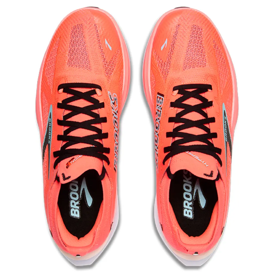 Brooks Men's Hyperion Max 3 Running Shoes in Fiery Coral/Black/Atomizer AW25 Leather Quality