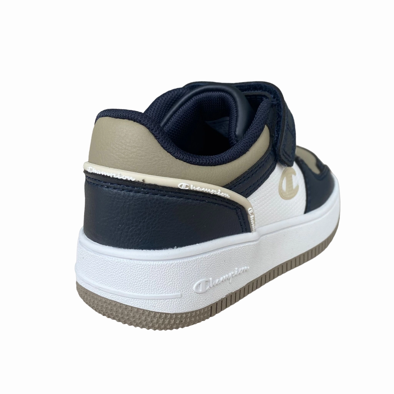 Impact Diffusion System Champion scarpa sneakers da bambino con laccio elastico Rebound 2.0 Low S32414 blu-bianco-beige