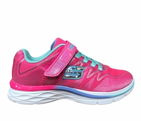 Lightweight Synthetic Fabric Skechers scarpa da ginnastica da bambina Dream N Dash Whimsy Girl 81131L NPAQ rosa shock